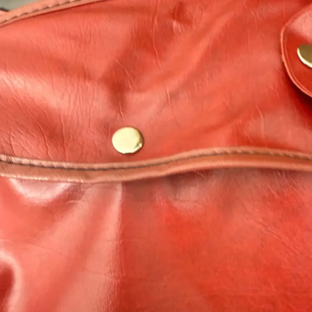 Sears Vtg Garment Bags Set of 2 Red & Beige Zipper Closure 41